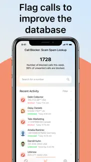 call blocker: scam spam lookup iphone screenshot 2