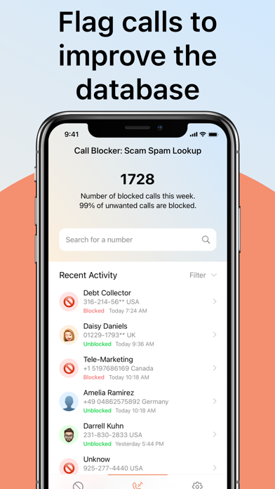 Call Blocker: Scam Spam Lookupのおすすめ画像2