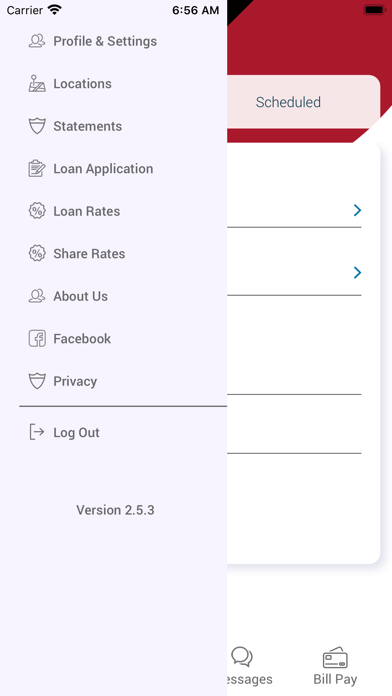 Redbrand Credit Union Screenshot