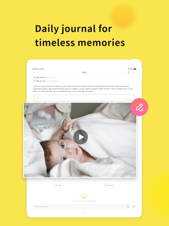 Peekaboo Moments - Babybook