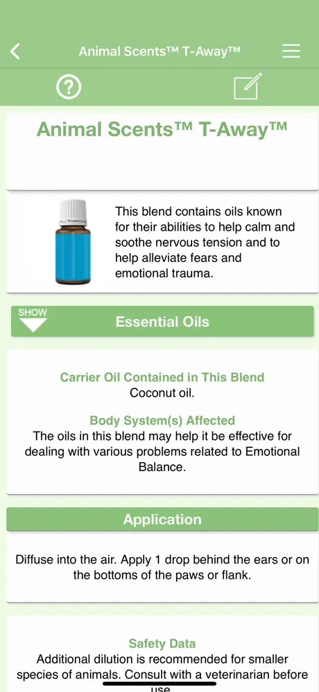 Ref Guide for Essential Oils
