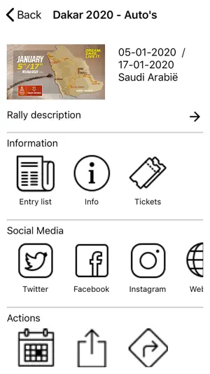 Rally Results screenshot 2