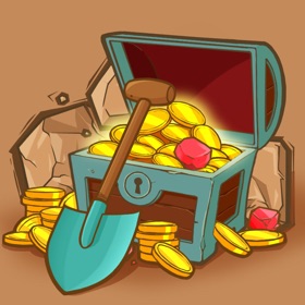 Snímky obrazovky (4) Diggy Miner: Gold Rush