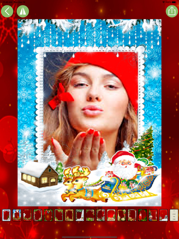 Screenshot #4 pour Cadre photo de noël vertical