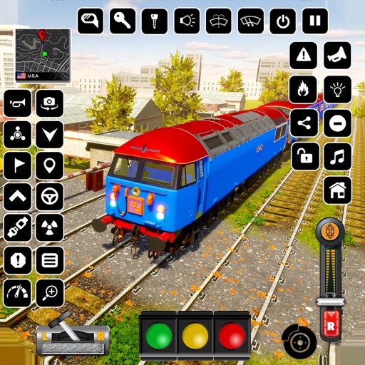 City Train Game 3D - Train Sim iOS App