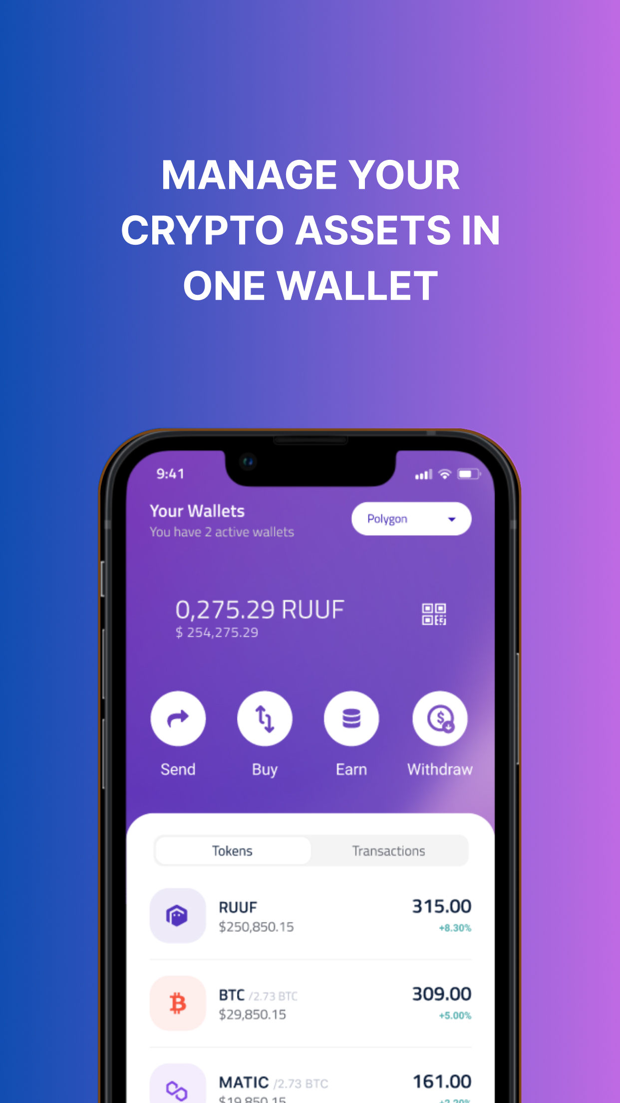 RuufPay Swap Pay Crypto Wallet