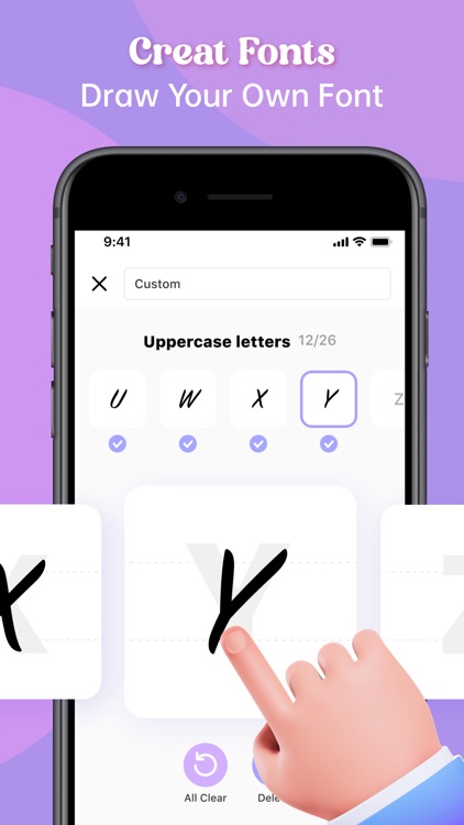 Fonts, Color Widget for iPhone screenshot-9
