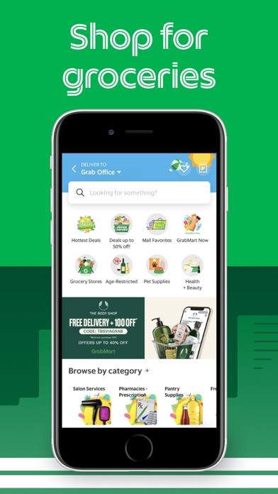 Grab: Taxi Ride, Food Delivery Screenshot