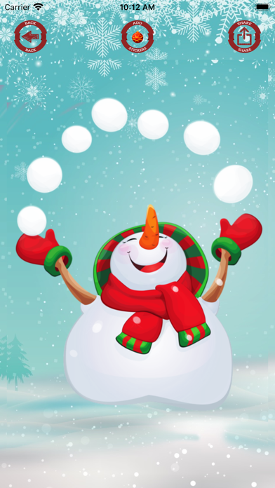 Decorate snowman Christmas Screenshot