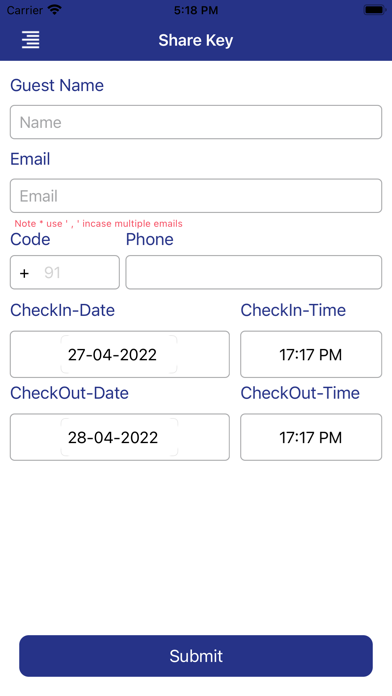 Consort Mobile Access Screenshot