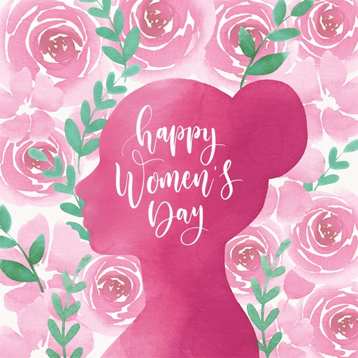 Happy Women's Day Stickers Set