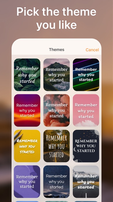 Motivational positive quotes Screenshot