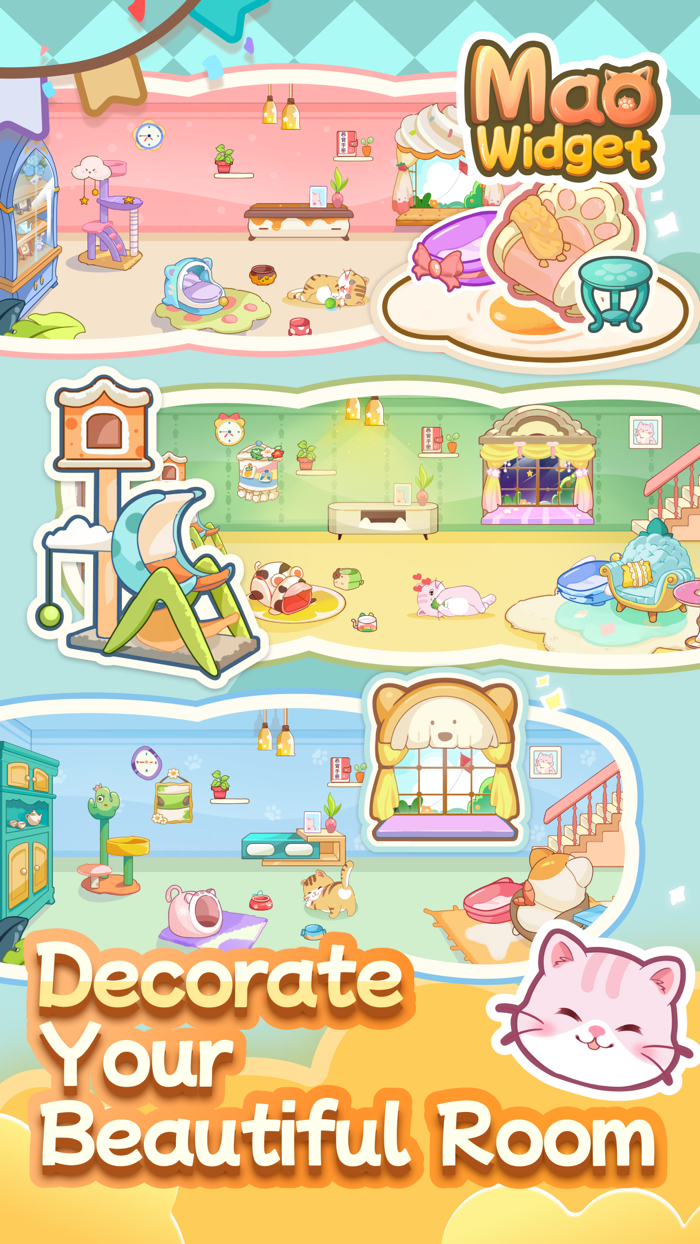 Widget Cat - Virtual Cat game