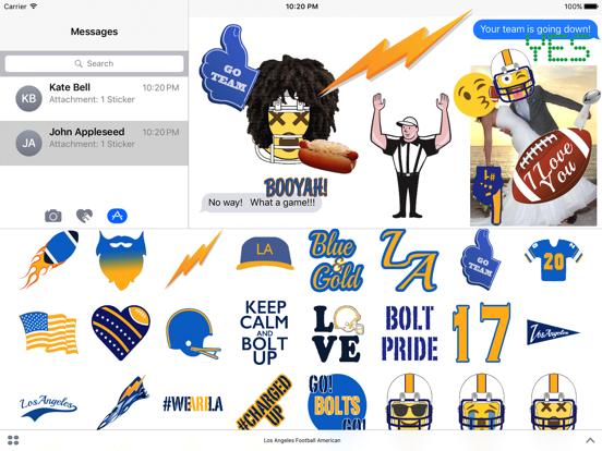 Los Angeles Football American iPad screenshot