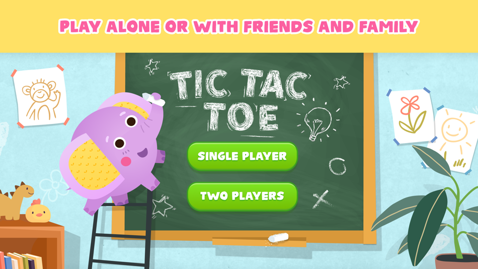 #2. Tic Tac Toe 2 player XO (iOS) Podle: Kids Academy Co apps: Preschool & Kindergarten Learning Kids Games, Educational Books, Free Songs