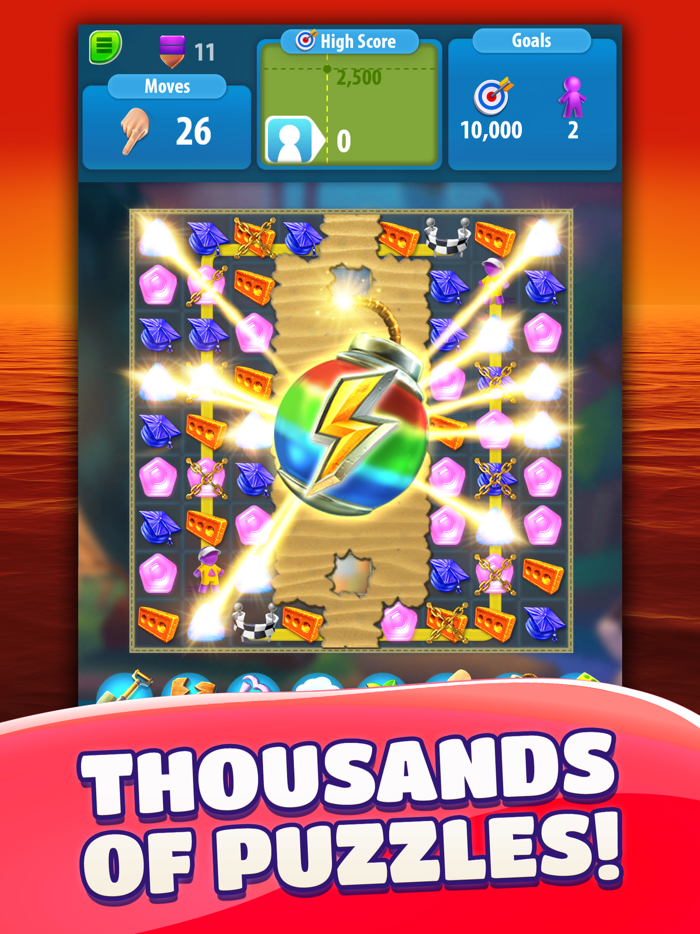 Gummy Drop Match 3 Puzzles