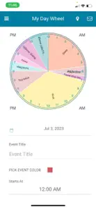 MyDayWheel screenshot #1 for iPhone