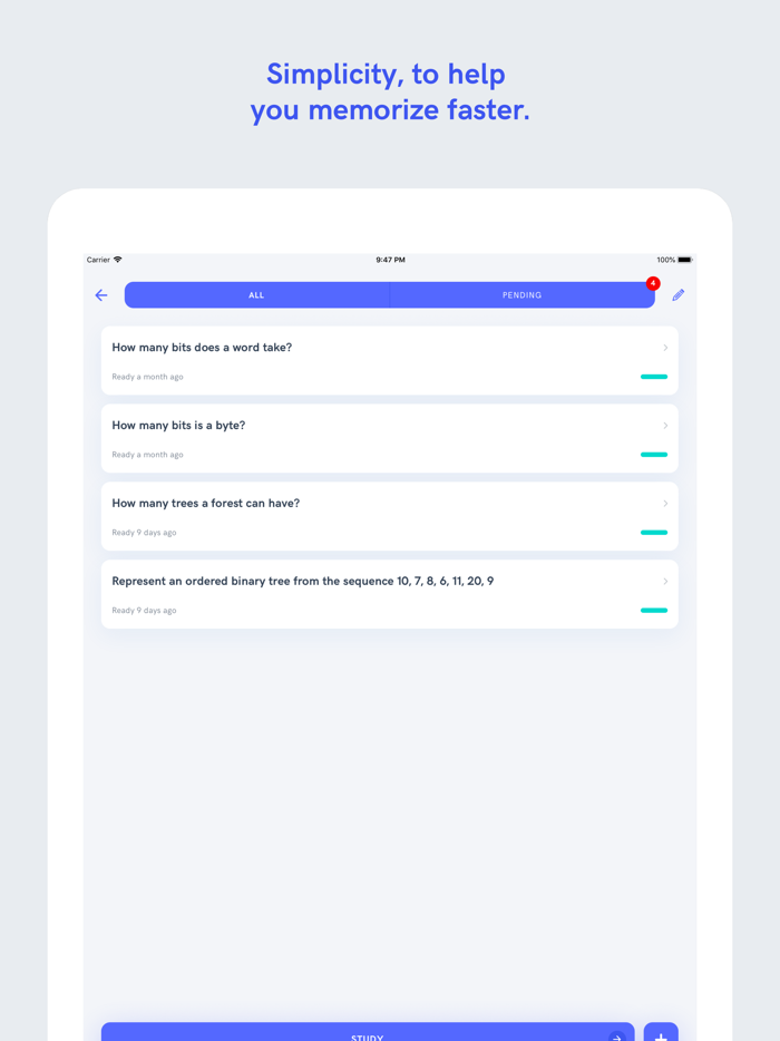 Memoo - Spaced Repetition
