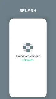 2s complement calculator iphone screenshot 1