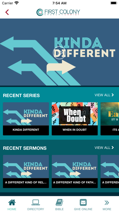 First Colony Church of Christ Screenshot