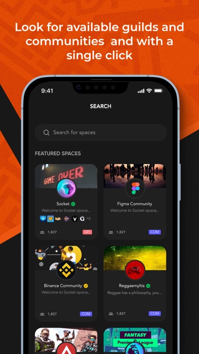 Gamic: Spaces, Chat & Connect Screenshot