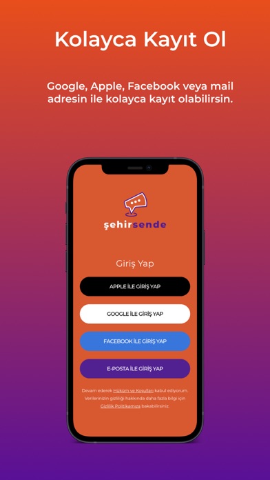 Şehir Sende Screenshot
