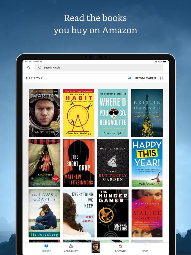 Amazon Kindle in de App Store