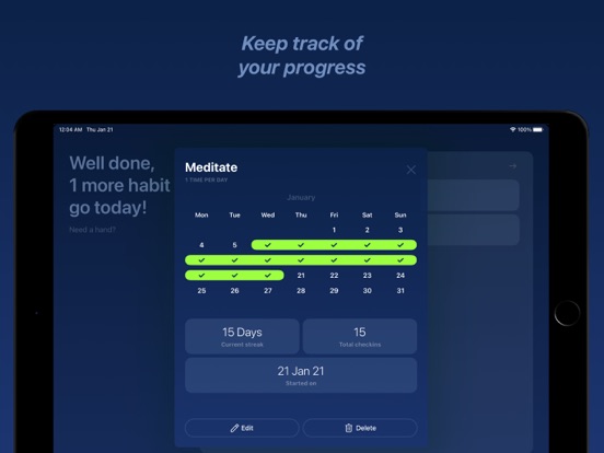 Screenshot #5 pour Repeat - Habits & Wellbeing