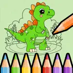 Lovely Dinosaurs Coloring Book App Cancel