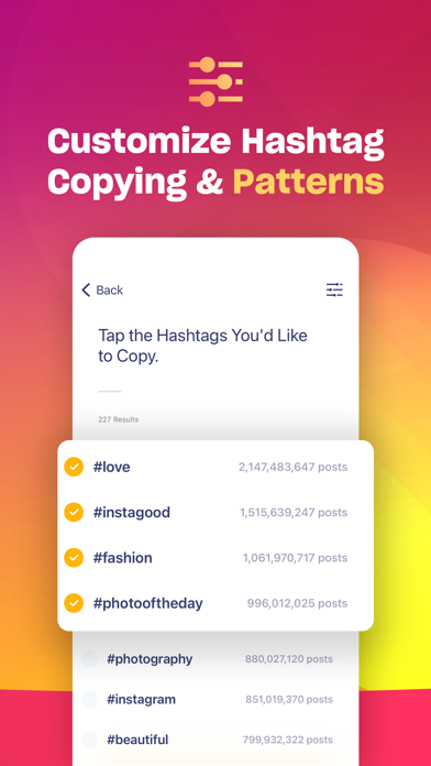 Hashtag Expert Screenshot