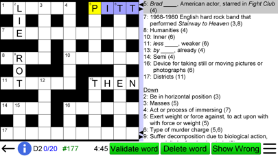 Crossword Unlimited plus screenshot 5