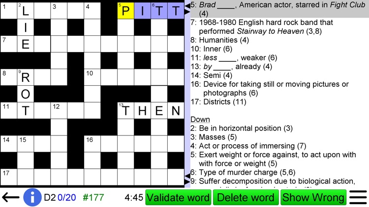 Crossword Unlimited + screenshot-4