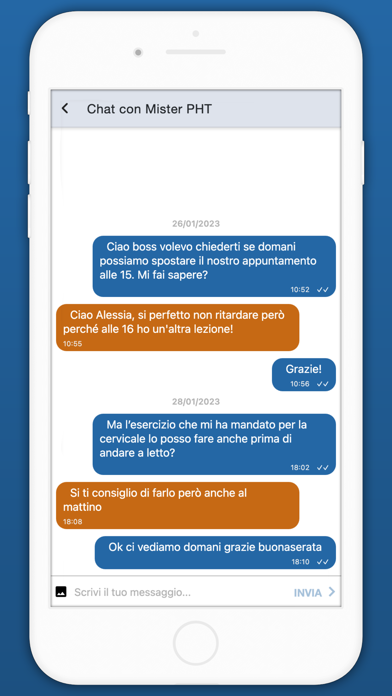 Personal Health Training Screenshot