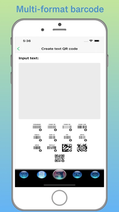 Green QR & Barcode Scanner Screenshot