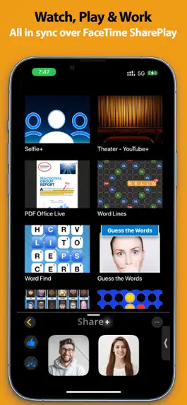 Game screenshot Share+: FaceTime Watch Party apk