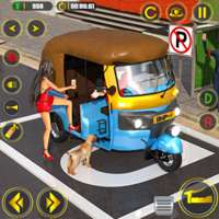 Auto Rickshaw Driving 3D Sim