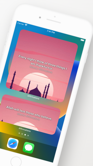 Islamic Affirmations & Verses Screenshot