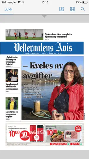 Vesteraalens Avis screenshot 1
