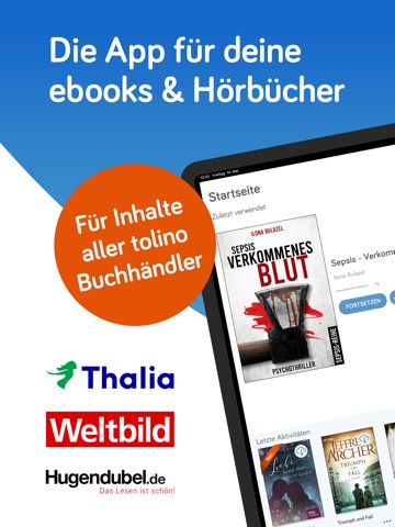 tolino - eBooks & Hörbücherのおすすめ画像1