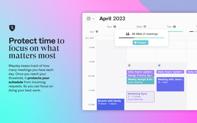 ‎Mayday: The Calendar Assistant Screenshot