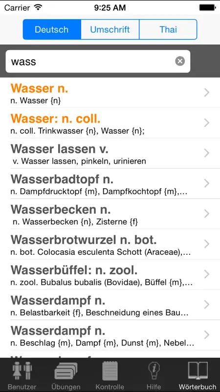 ClickThai Vokabel-Trainer DE screenshot 4 of 5