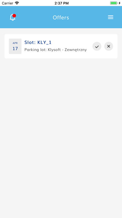 ParkingShare Screenshot
