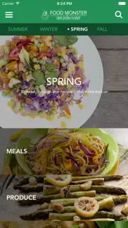 food monster - vegan recipes iphone screenshot 2