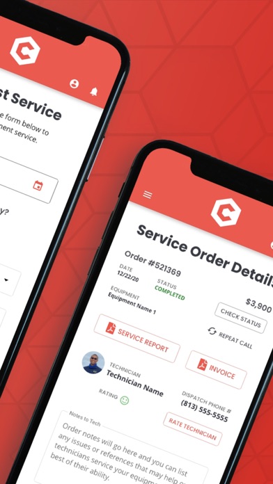 Caspers Service Screenshot