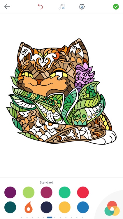 Cat Coloring Pages for Adults screenshot-3