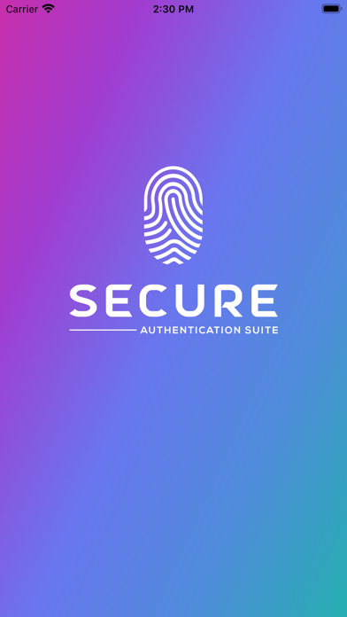 Secure Authentication Suite Screenshot
