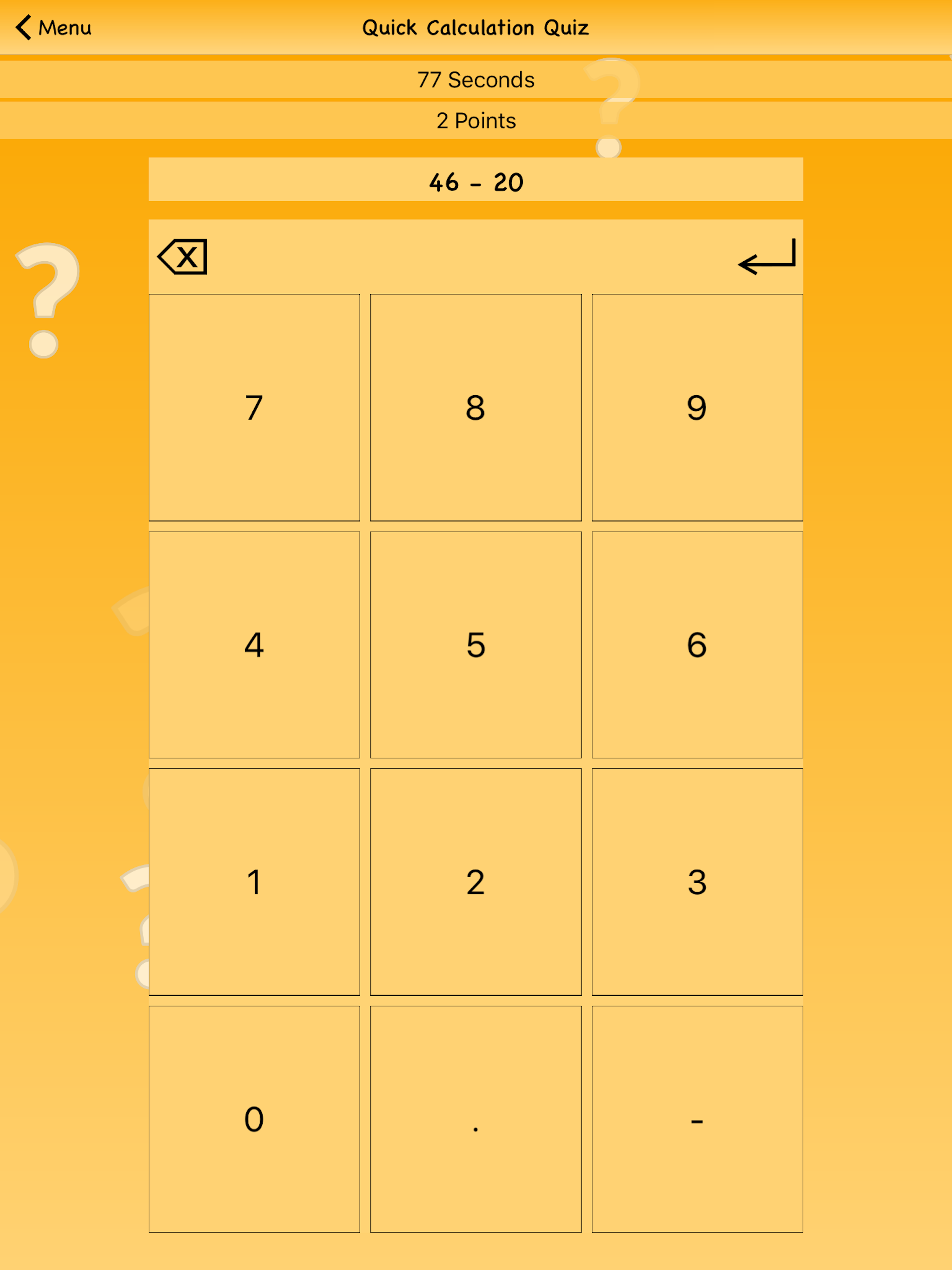 Quick Calculation Quiz screenshot 8