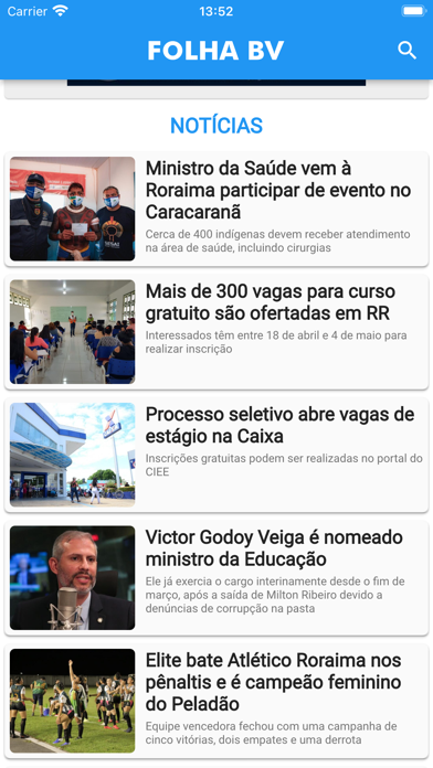 Folha BV Screenshot