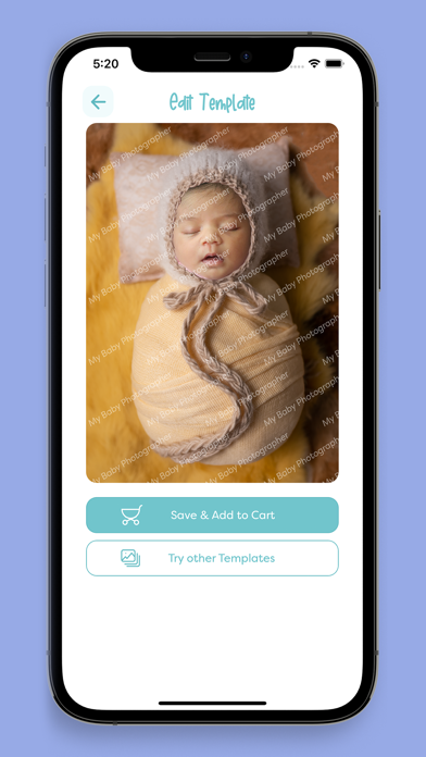 My Baby Photographer Design Screenshot
