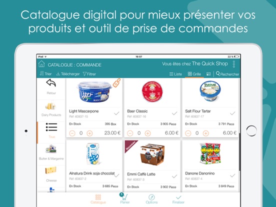 Screenshot #4 pour Application de Prise de Commandes pour Commerciaux